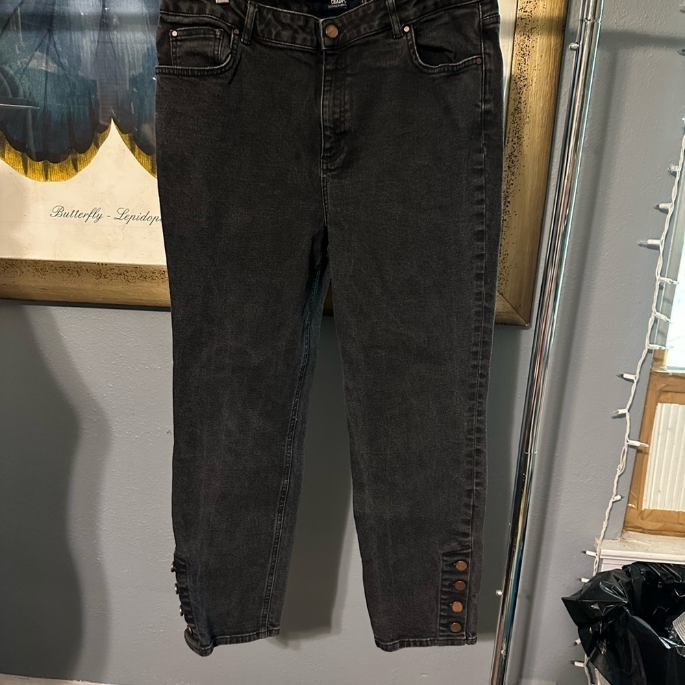 Boden jeans. Us 12 regular. Have stretch. Denim washed out black - Picture 7 of 7
